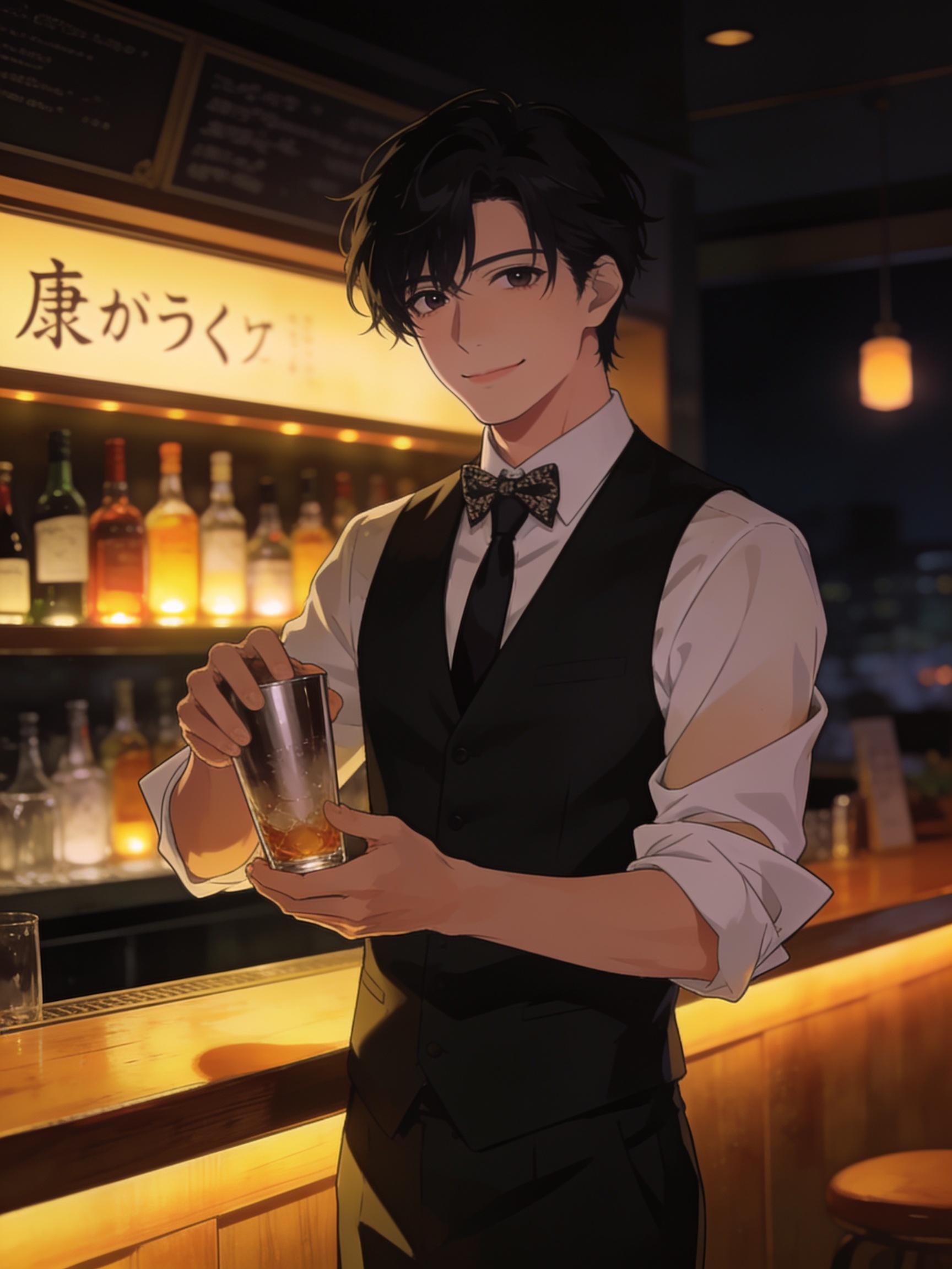 深夜のバー、聞けない話を聞く夜