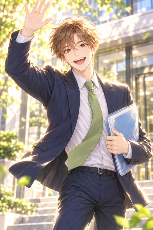 新人くんが懐いて離れない