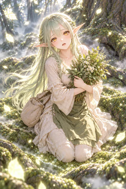 エルフの里で男を匿う