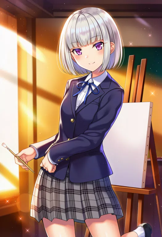 筆を洗う時間