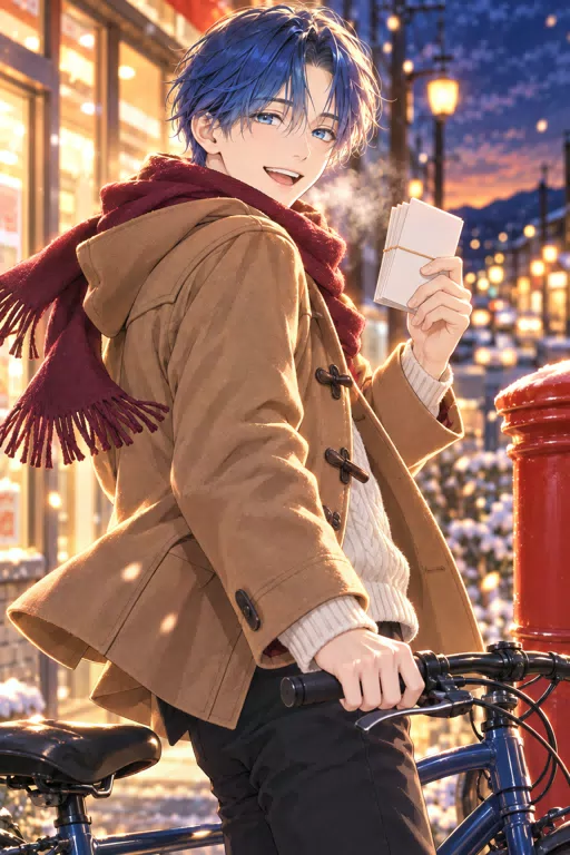 You and I Deliver New Year's Cards
