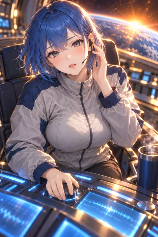 管制席からずっと見ている